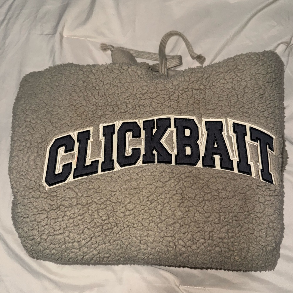 Fuzzy Clickbait Hoodie